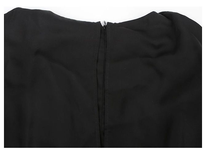 Louis Vuitton Vestido con cinturón sin mangas Talla Negro - vista 7
