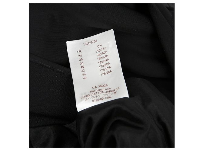 Louis Vuitton Vestido con cinturón sin mangas Talla Negro - vista 8