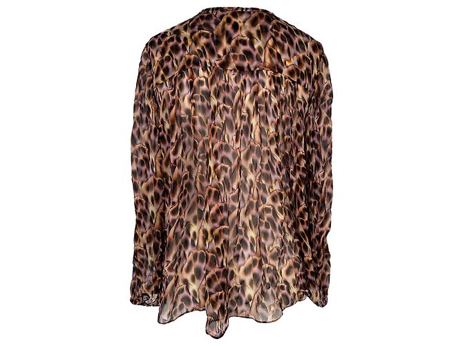 Blusa estampada Isabel Marant Etoile em viscose multicolorida Multicor - vista 2