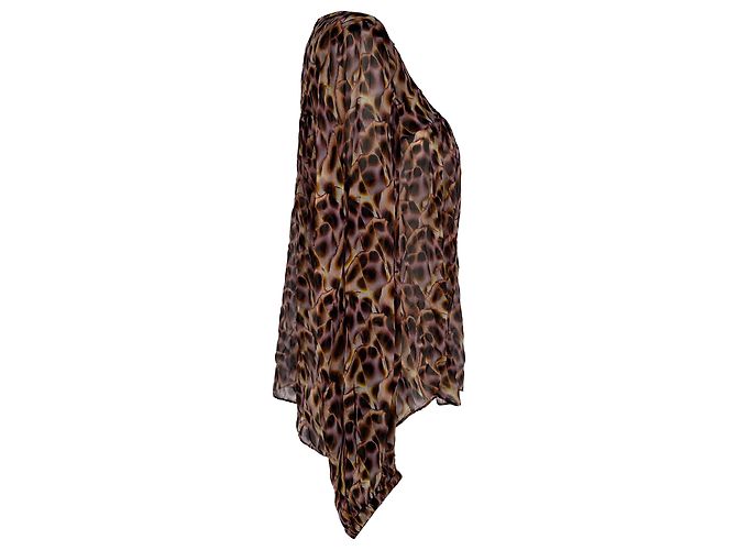Blusa estampada Isabel Marant Etoile em viscose multicolorida Multicor - vista 3