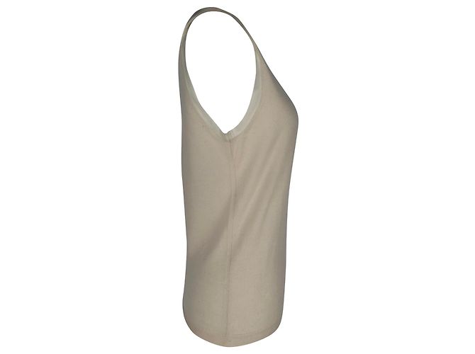 Lanvin Strick-Tanktop aus Cashmere in Creme - Ansicht 3