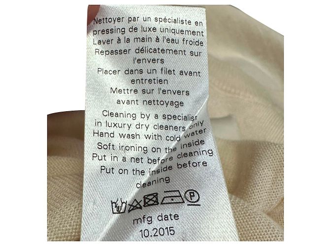 Lanvin Strick-Tanktop aus Cashmere in Creme - Ansicht 5