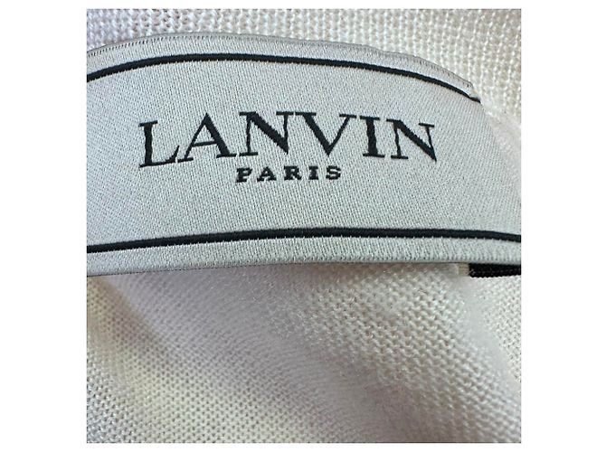 Lanvin Strick-Tanktop aus Cashmere in Creme - Ansicht 8