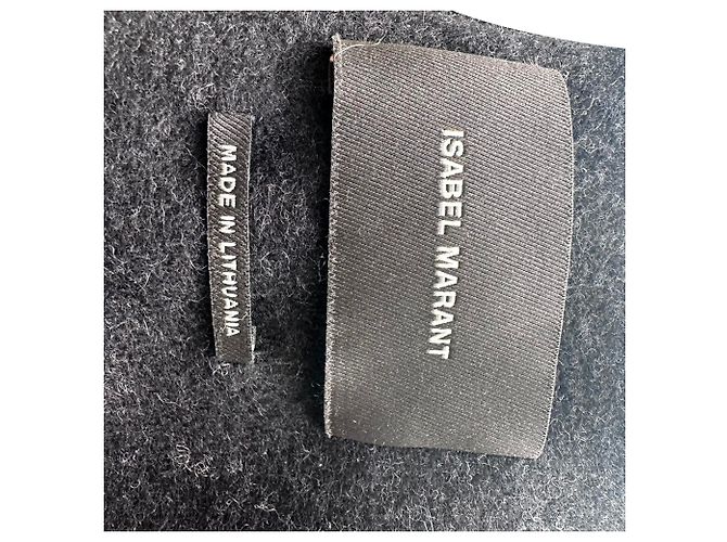 Blazer monopetto in lana nera Isabel Marant Nero - vista 4