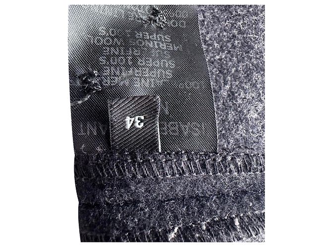 Blazer monopetto in lana nera Isabel Marant Nero - vista 5