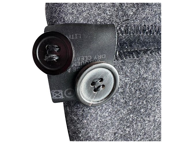 Blazer monopetto in lana nera Isabel Marant Nero - vista 7