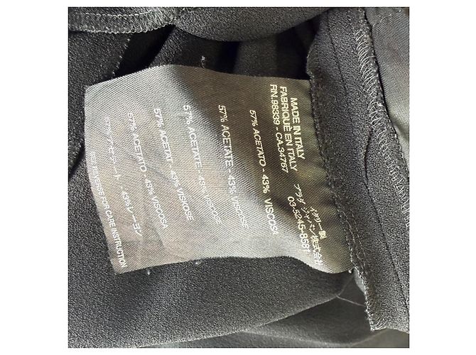 Prada Schlaghose aus schwarzer Acetate - Ansicht 4