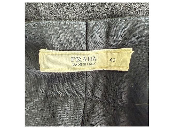 Prada Schlaghose aus schwarzer Acetate - Ansicht 5