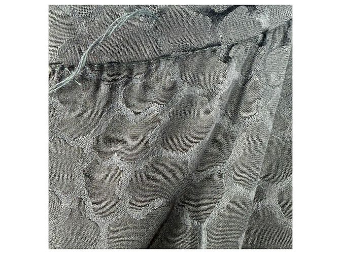Camicetta Isabel Marant con stampa animalier in seta nera Nero - vista 9