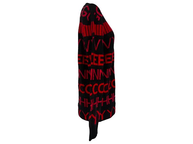 Givenchy Crewneck Sweater in Red Wool - view 3