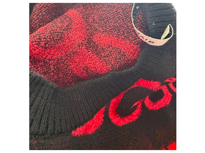 Givenchy Crewneck Sweater in Red Wool - view 5