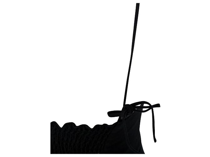 Abito midi senza maniche con scollo a V in lino nero Reformation - vista 6