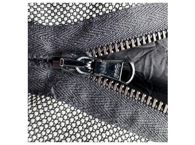 Minifalda asimétrica de tweed Acne Studios en poliéster gris - vista 4