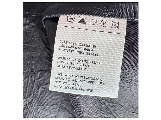 Minifalda asimétrica de tweed Acne Studios en poliéster gris - vista 9