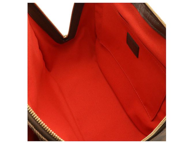 Borsa a Spalla Louis Vuitton Belem MM Damier Marrone - vista 7