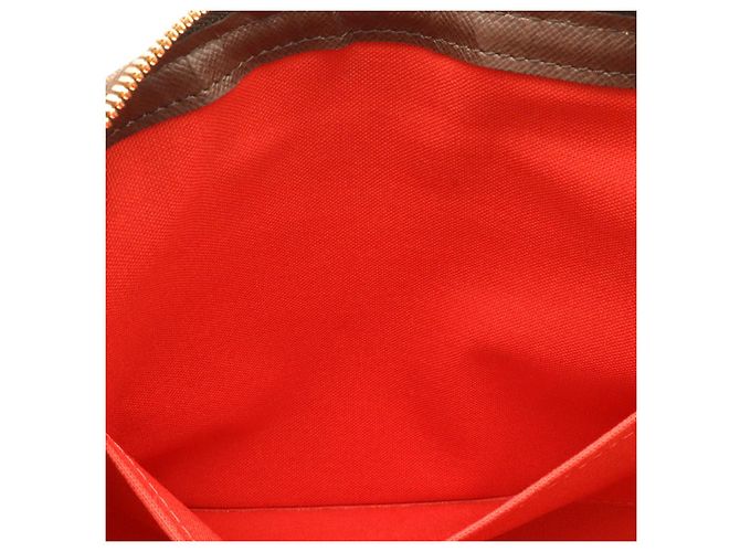 Borsa a Spalla Louis Vuitton Belem MM Damier Marrone - vista 8