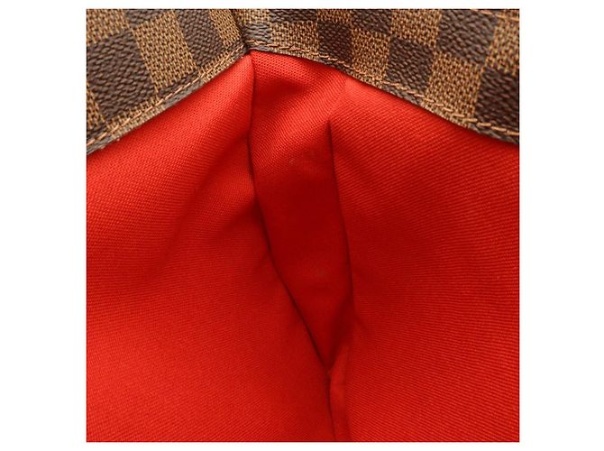Borsa a Spalla Louis Vuitton Belem MM Damier Marrone - vista 9