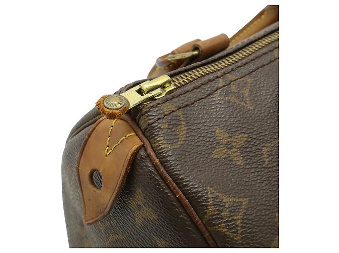 Speedy Borsa a mano Louis Vuitton Monogram Marrone - vista 5