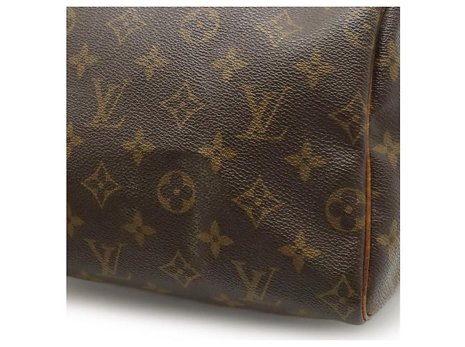 Speedy Borsa a mano Louis Vuitton Monogram Marrone - vista 8