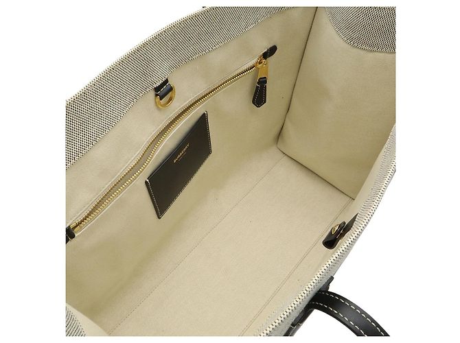 Borsa tote 2way Burberry Freya Nero - vista 6