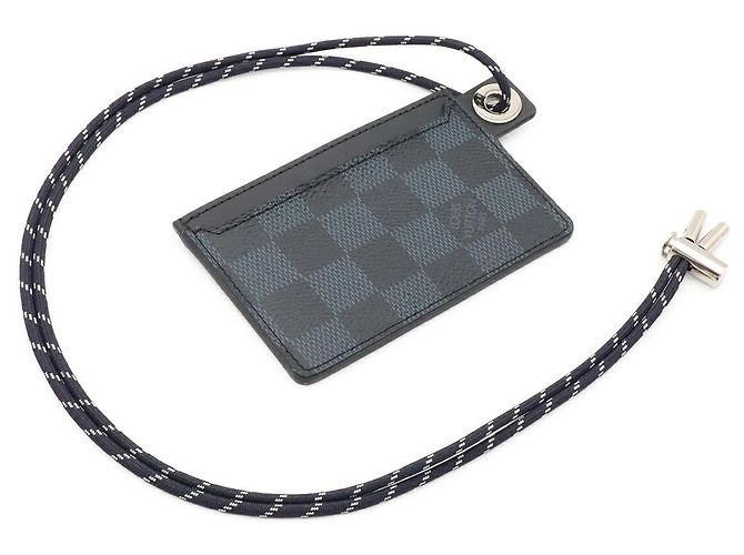 Tarjetero Louis Vuitton Damier Cobalt V Line Azul - vista 2