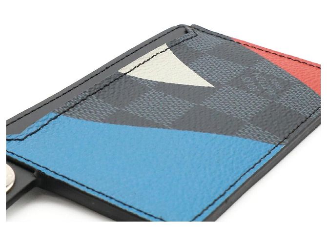 Tarjetero Louis Vuitton Damier Cobalt V Line Azul - vista 6