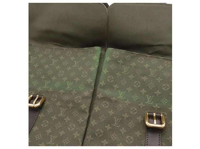 Borsa Boston 2way Monogram Mini Louis Vuitton Verde - vista 9