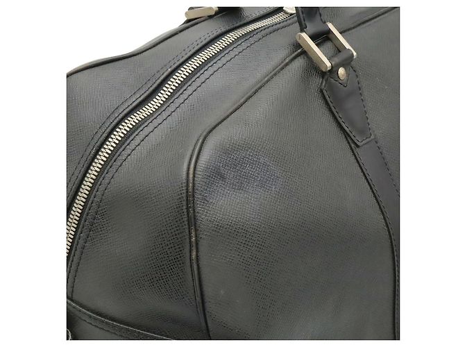 Borsa Boston Louis Vuitton Taiga Nero - vista 8