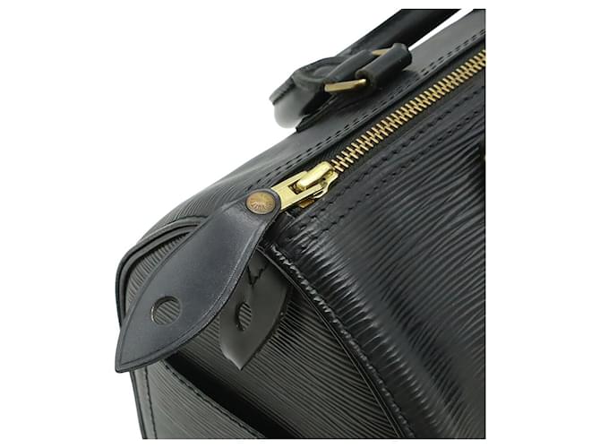 Speedy Borsa Louis Vuitton Epi Nero - vista 5