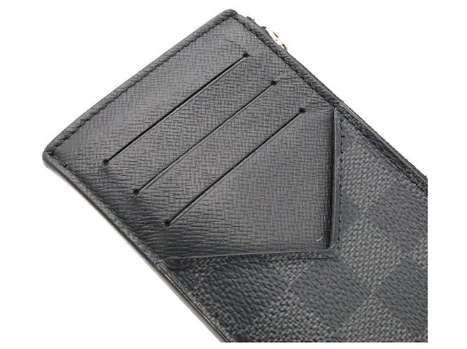 Tarjetero Louis Vuitton Damier Graphite Negro - vista 7