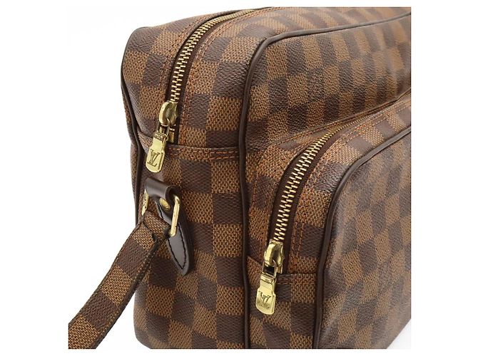 Borsa a tracolla Louis Vuitton Nile Damier Marrone - vista 6