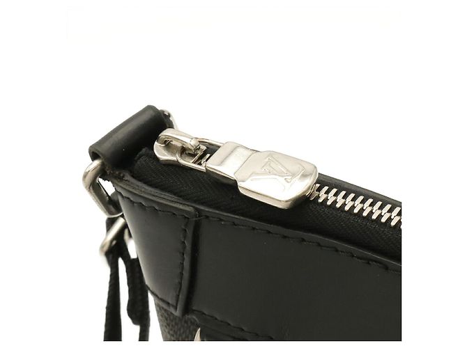 Louis Vuitton Damier Graphite Schultertasche Schwarz - Ansicht 5