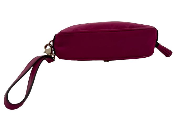 Borsa Zipped Camera Pouch in nylon rosa di Anya Hindmarch - vista 3