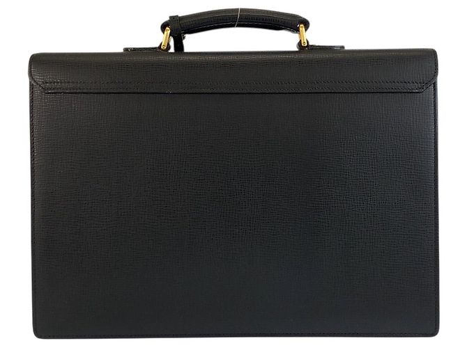 Valigetta in pelle Burberry Nero - vista 2