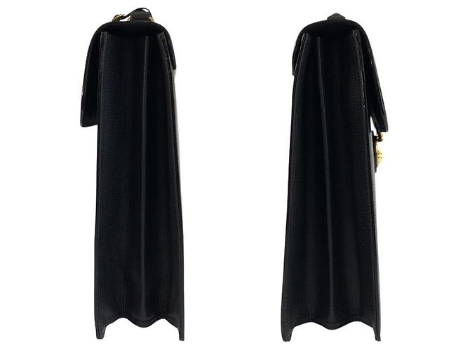 Valigetta in pelle Burberry Nero - vista 6