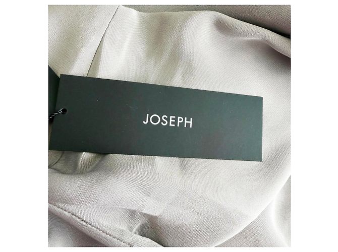 Camicetta senza maniche con fiocco al collo Joseph Batin in seta grigia Grigio - vista 5