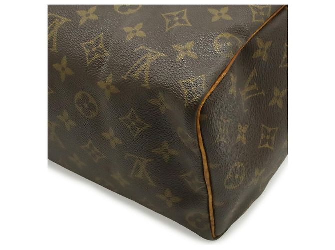 Borsa Louis Vuitton Speedy25 Monogram Marrone - vista 3