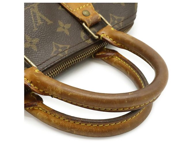 Borsa Louis Vuitton Speedy25 Monogram Marrone - vista 4
