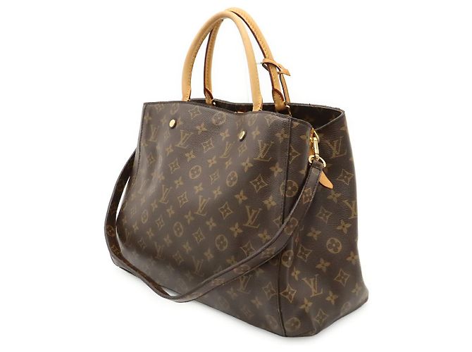 Louis Vuitton Montaigne Monogram Tote Bag Braun - Ansicht 2