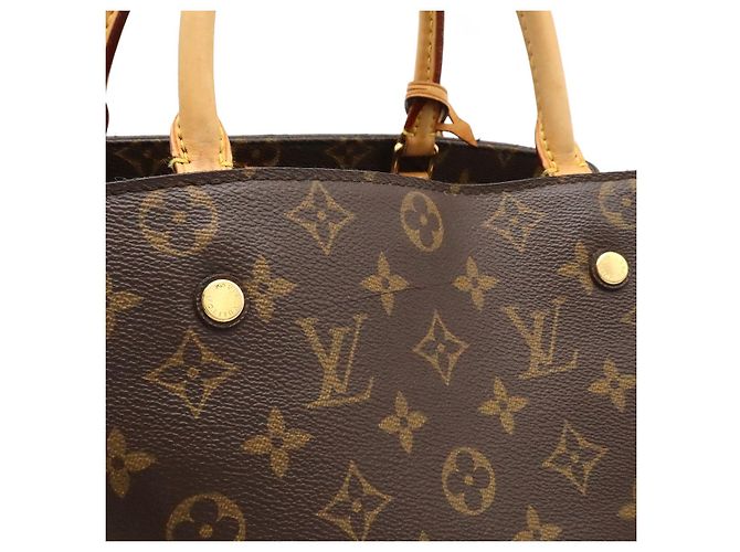 Louis Vuitton Montaigne Monogram Tote Bag Braun - Ansicht 9