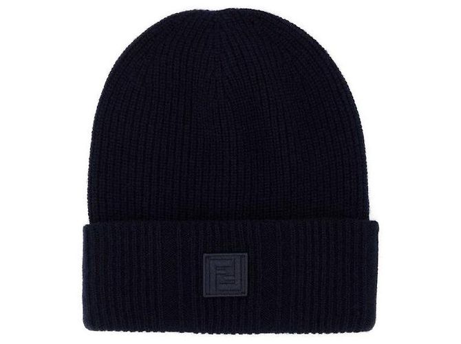 Gorro Fendi azul de lã e cashmere - vista 2