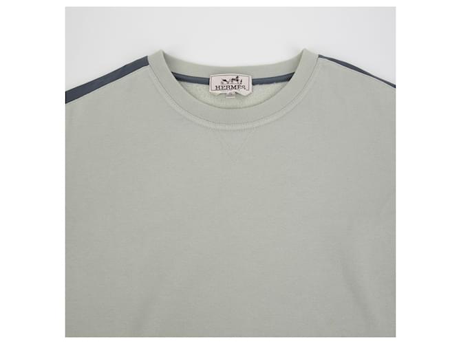Hermès Kurzarm-Sweatshirt Größe XL Grün - Ansicht 3
