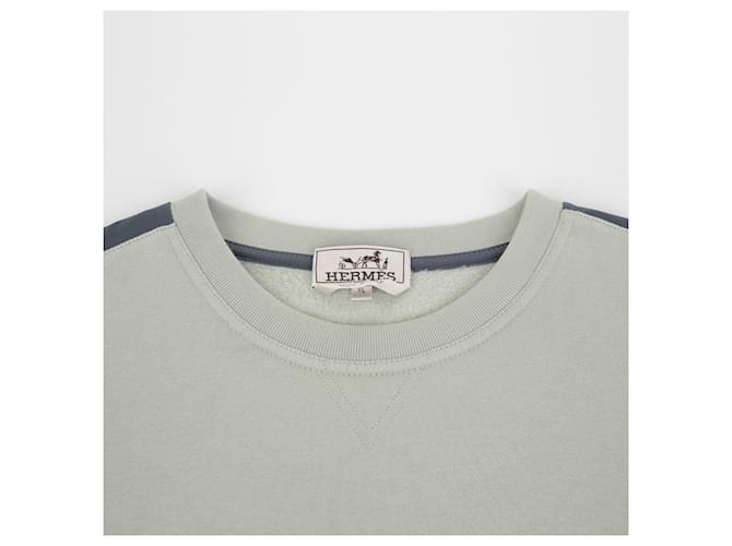 Hermès Kurzarm-Sweatshirt Größe XL Grün - Ansicht 4
