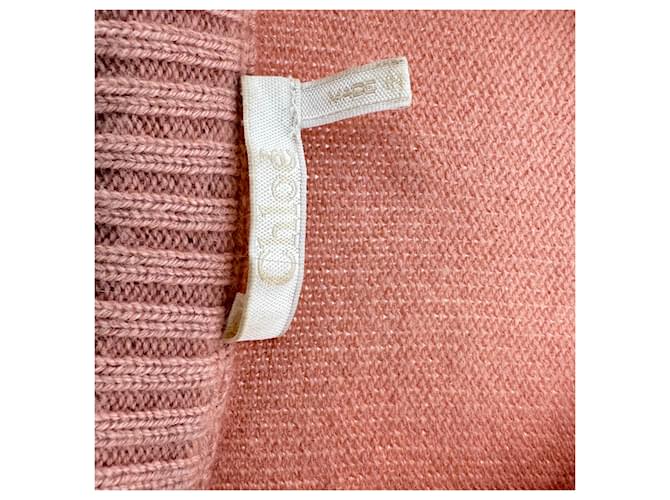 Chloé Strickpullover aus Pfirsich-Kaschmir Angeln - Ansicht 4