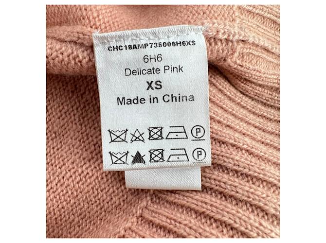 Chloé Strickpullover aus Pfirsich-Kaschmir Angeln - Ansicht 5