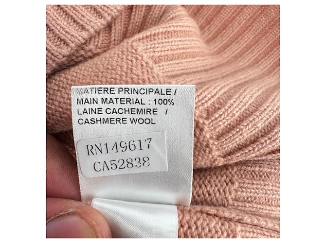Chloé Strickpullover aus Pfirsich-Kaschmir Angeln - Ansicht 6