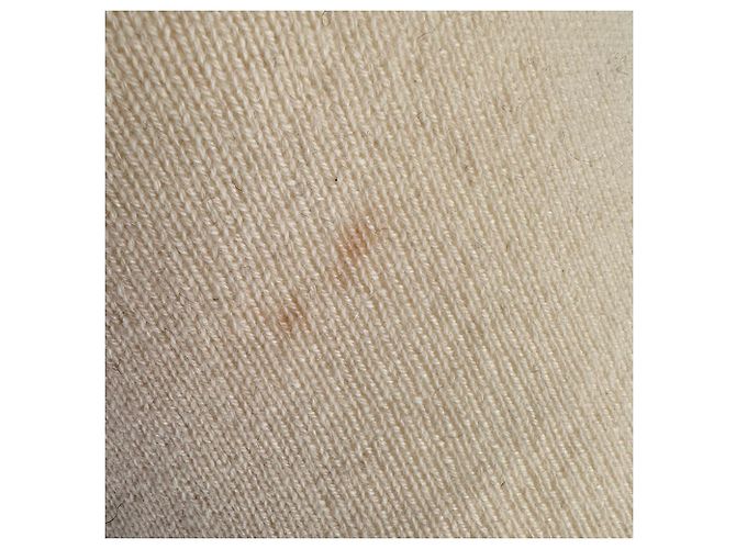 Haut sans manches en maille à col roulé Michael Kors en cachemire beige - vue 4