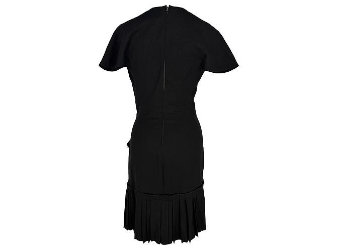 Mini abito Rimba Isabel Marant in lino nero - vista 3