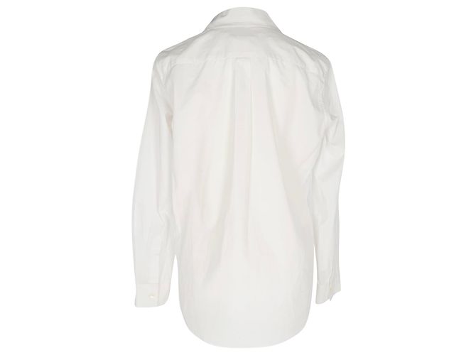 Comme Des Garcons Top de manga larga con botones Comme des Garçons Girl en algodón blanco Crudo - vista 3