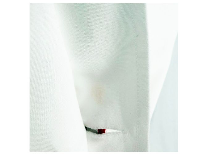 Comme Des Garcons Top de manga larga con botones Comme des Garçons Girl en algodón blanco Crudo - vista 7